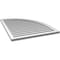 Ekena Millwork Quarter Round Top Right Surface Mount PVC Gable Vent w/ 2"W x 2"P Brickmould Sill Frame, 32"W x 42"H GVPQR32X4203SF - alternate 2